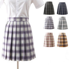 日本正统JK制服学院风女学生格裙百褶裙校服裙半身裙A字裙校园风