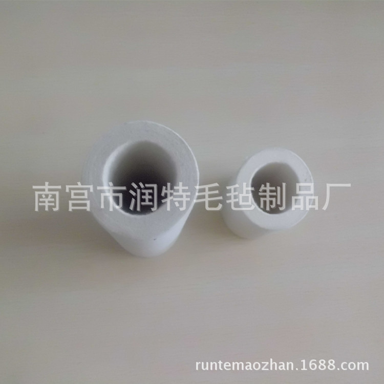 供应 羊毛无缝毛毡滤芯 挤水机用毛毡筒套 羊毛套 多种款式、尺寸