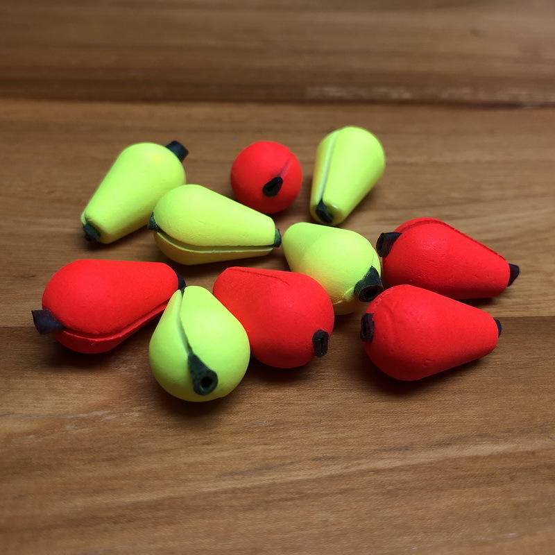 5 Pack Drop-Shaped Fly Float Emergency Hair Hook Buoy Fly Strike Indicator