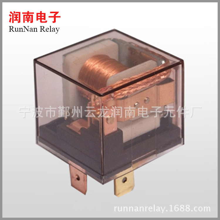 宁波厂家供应 供应智能带灯透明防水继电器 批发汽车通用继电器