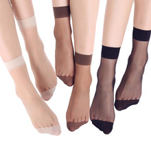 5双装宝娜斯2703X短款丝袜盒装5D水晶丝薄款短袜夏季吸汗女士袜