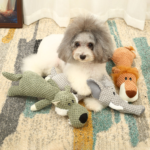 Dog Noise Toys Interactive Plush Toys Wholesale Puppy Teething Toys Pet Supplies