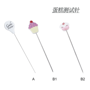 Factory wholesale stainless steel cake test needle baking biscuit baking test probe baking tool
