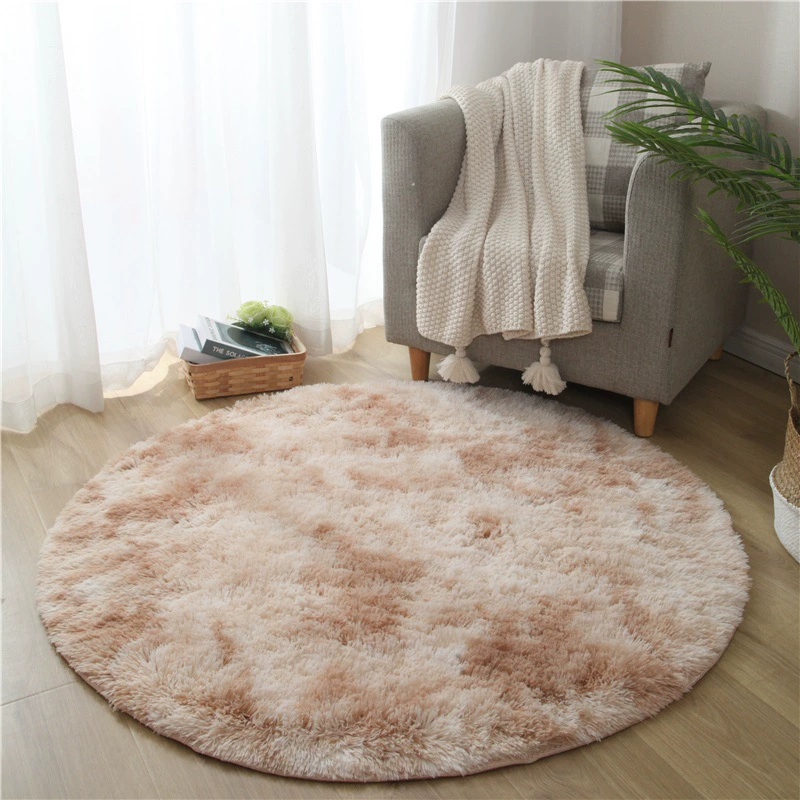 Заводская оптовая продажа INS Nordic Gradient Round Dyeing Dye Cushion Cushioning Basket Chair Cushion Home Living Room Dyeing Cushion