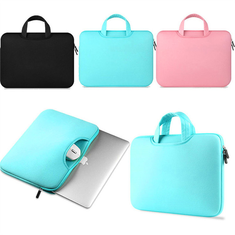 Cross-Border special diving material waterproof computer bag portable simple with outer bag business laptop bag 14 inches