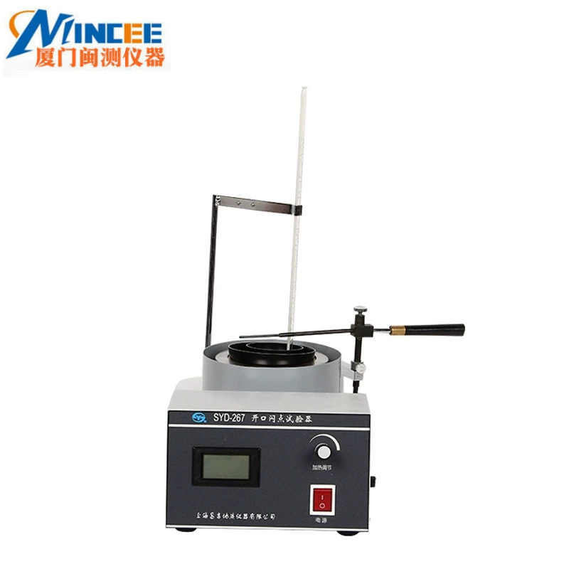 Шанхай Changji SYD-267 тестер температуры вспышки и точки зажигания для нефтепродуктов тестер точки воспламенения