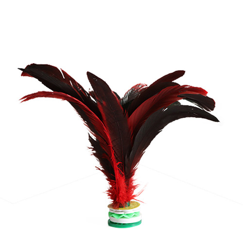 Floral Feathers Adult Fitness Shuttlecock Student Cocktail Feathers Manufacturer Wholesale Rooster Feather Shuttlecock