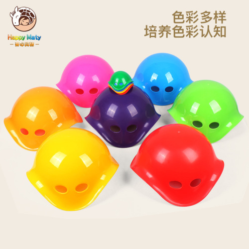 Kindergarten sensory training equipment vestibule early education household turtle back basin children's turtle shell toy back rotating disk
