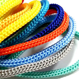 厂家批发环保pp绳子3mm丙纶绳4mm彩色针通绳 雨衣帽绳 束口袋抽绳