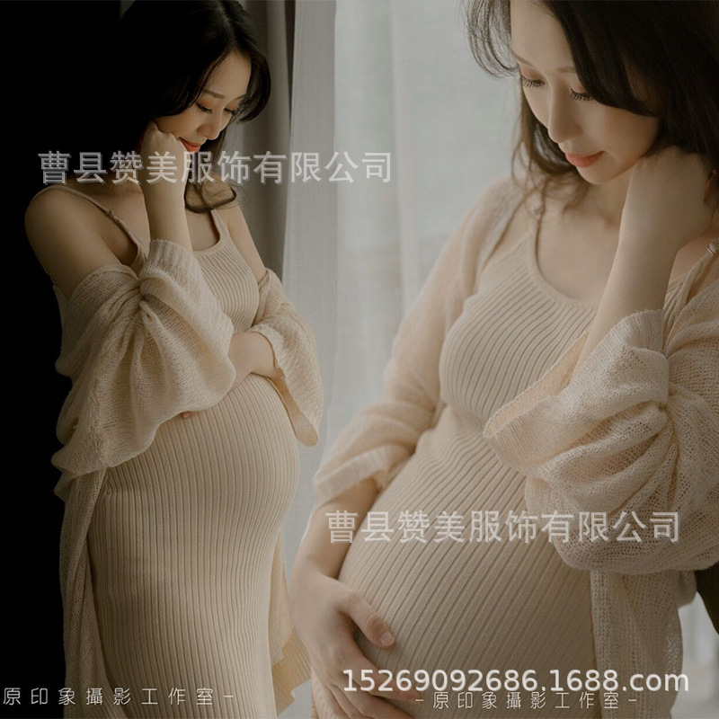 Pregnant women's photography clothing new beautiful style pregnant women's clothing Art Photo clothing pregnant mommy big belly Photo Photo Photo Photo Photo Clothing
