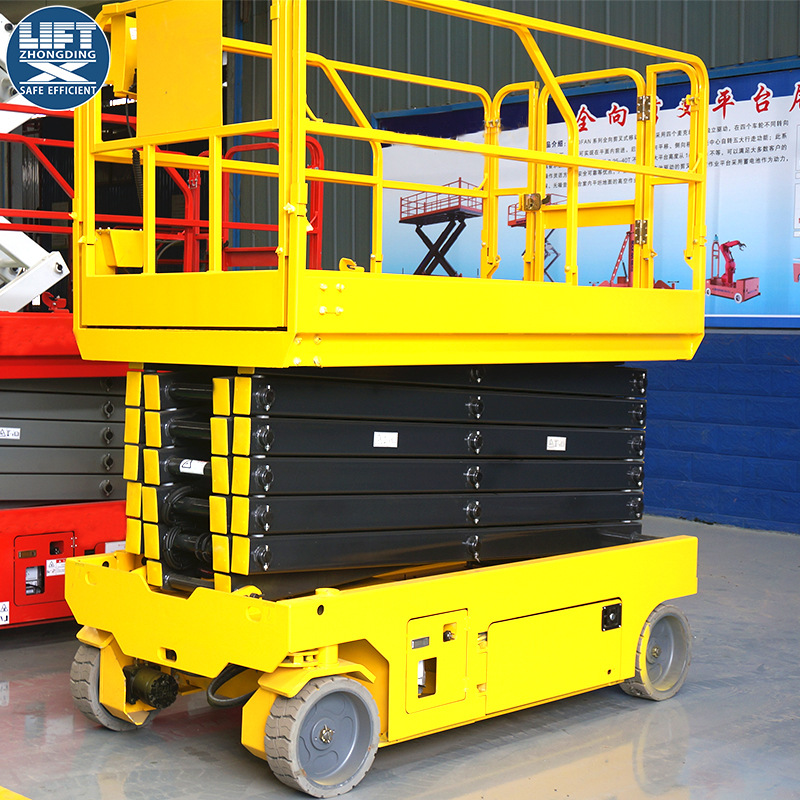 自行走剪叉式升降机 地铁检修高空作业车 全自行纯电动升降平台
