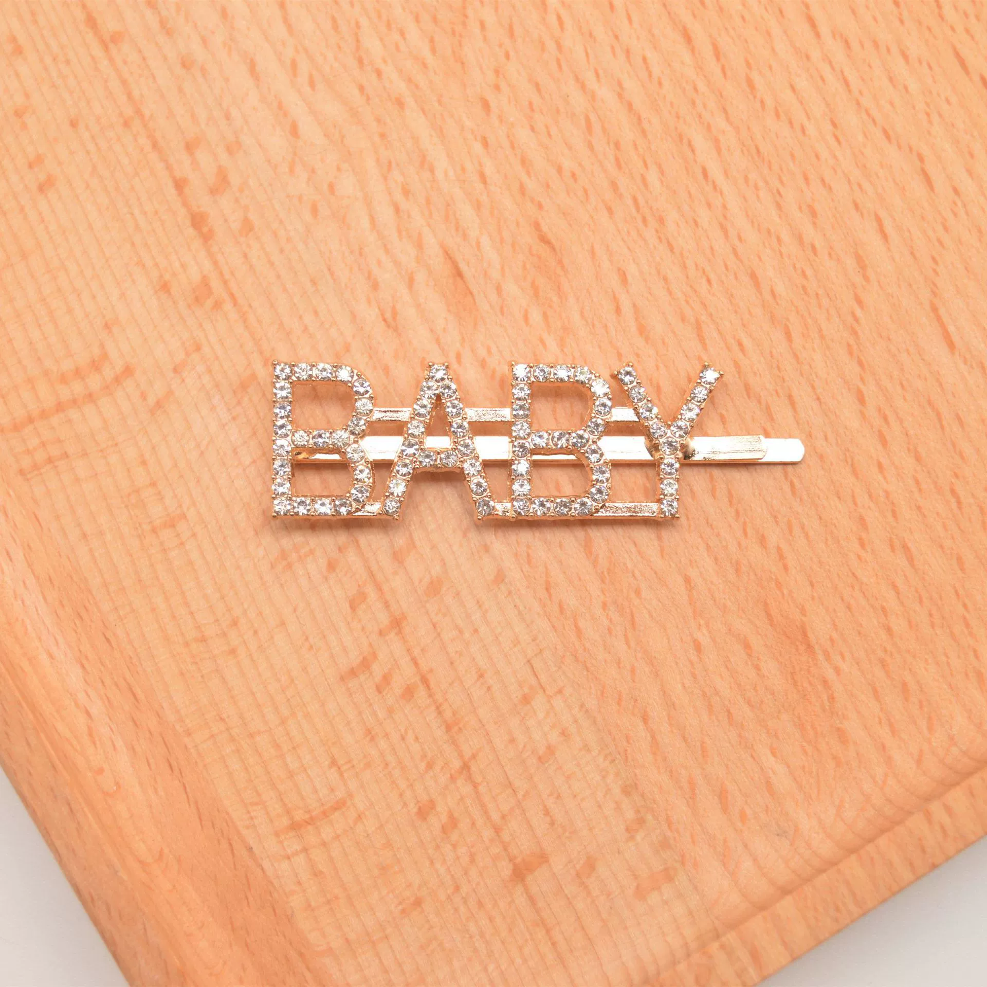 Европейский и американский ins Серебряный Зажим Шпилька со стразами письмо английский бриллиант боковой зажим простой зажим для челки шпилька