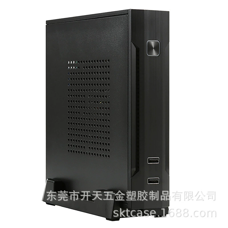 SKTC с сиденьем для ног TX01 промышленное шасси половинной высоты ультратонкое все-в-одном мини настольное заднее подвесное шасси HTPC