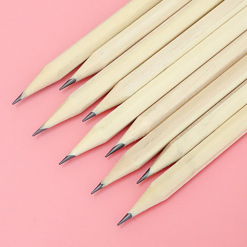 Student homework sketch positive posture wood first grade hexagon triangle log HB pencil stationery office children wholesale