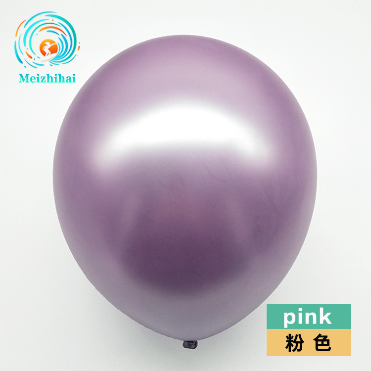 10 pulgadas 12 pulgadas globo de látex de metal para la fiesta de cumpleaños al por mayor boda boda decoración de globo