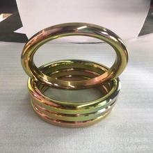 廠家直銷鍍彩鋅八角墊橢圓墊金屬環高壓RJ法蘭連接環墊DN型