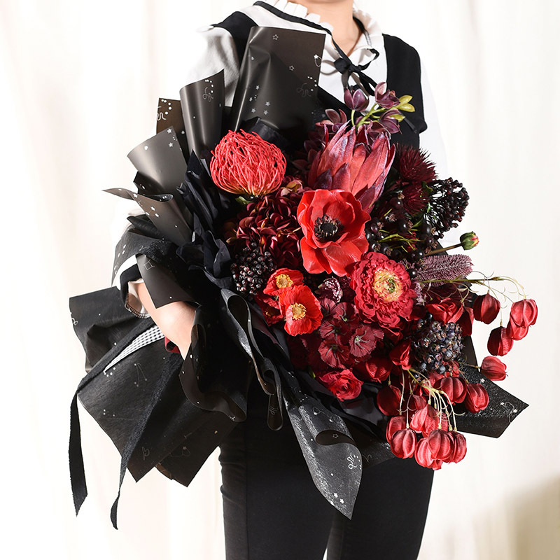 Lizhiran Mai Ami Constellation Series Ramo impermeable Arte floral Papel florería Material de embalaje de regalo al por mayor