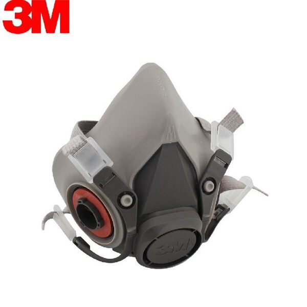 3m6200 gas mask activated carbon fire spray paint protection…