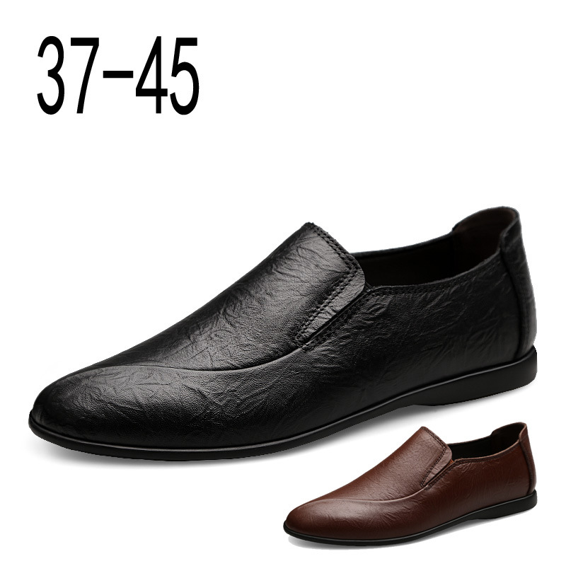 Mocassins Homme En Cuir Chaussures Décontractées Basses Confort_voghion.com