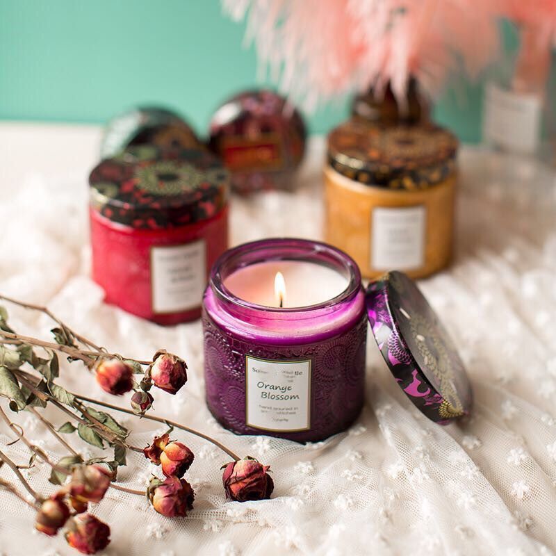 Candle, glass aromatherapy, perfumed bottle, DIY 3