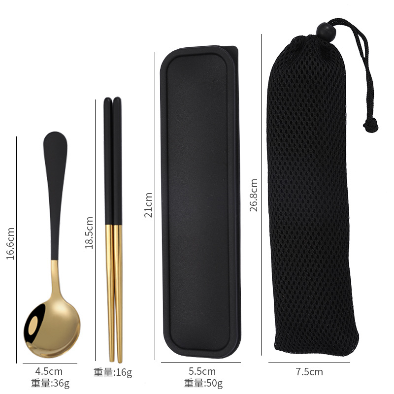 2 종 세트 (골드 + 블랙) B 써클