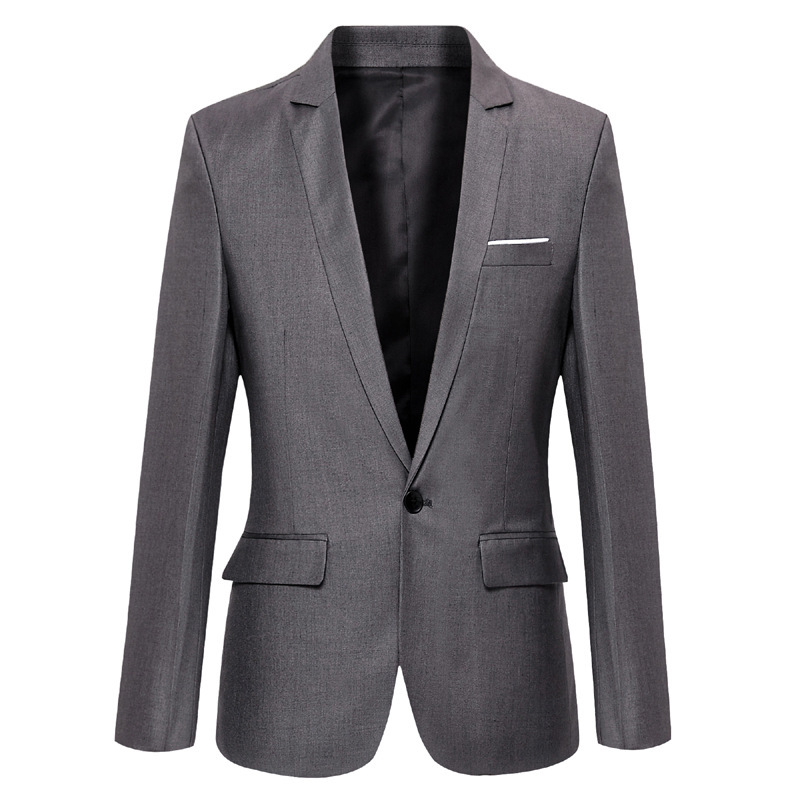 2022 Spring and Autumn New Men's Korean Style Casual Small Suit Men's Fashionable Jacket Slim Fit One Button Pee West