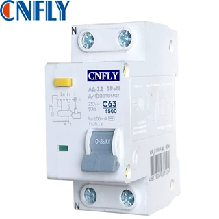 B C曲线16A 20A 25A  32A 40A 63A 30mA  1P+N 230V漏电断路器RCD