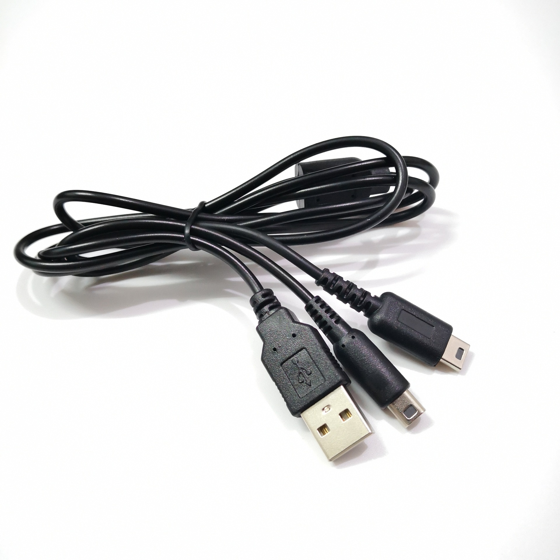 适用于NDSi/NDSL主机二合一充电线 NDSLite2DS 3DSLL 3DSXL充电线