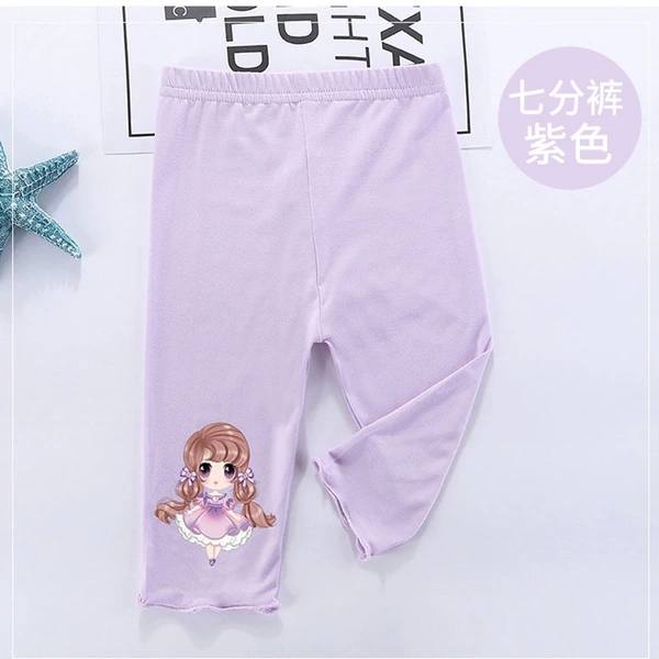 TX leggings-seven points purple