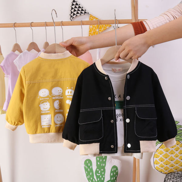 Children's autumn jacket for boys for early age