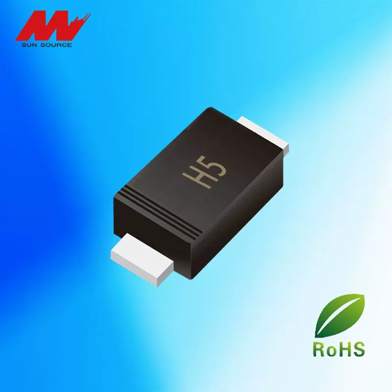 二极管整流器 贴片快速整流二极管1H5 1A/400V SOD-123FL照明电子