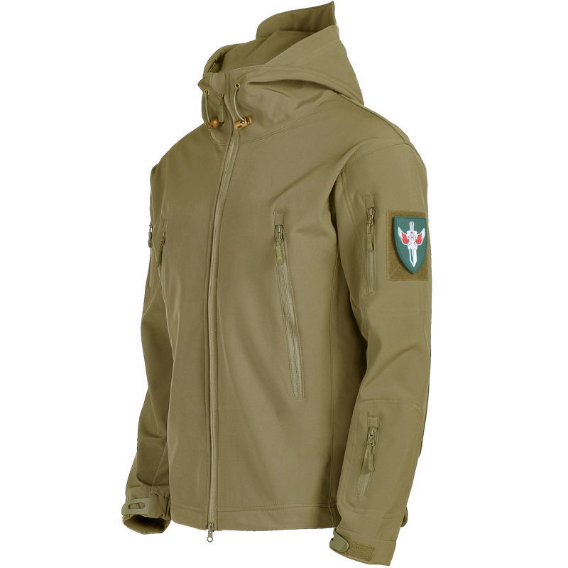 Chaqueta Softshell Térmica para Hombre de Nylon, Cortavientos e Impermeable para Deportes al Aire Libre y Senderismo image 3