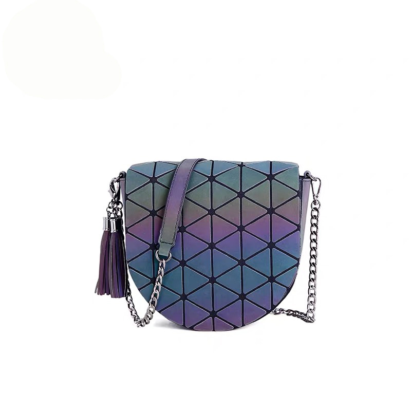 Borsa a tracolla donna a sella geometrica alla moda_voghion.com