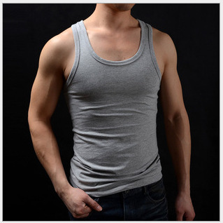 Men's Vest Wide Vest Modal Bottoming Vest Plus Fat Enlarged Sports Tight Men's Tight Sports Vest