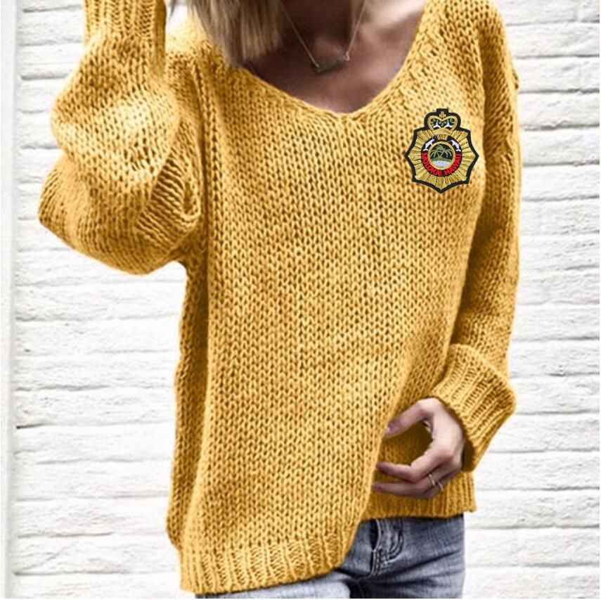 Suéter de punto popular para mujer 2025 para otoño e invierno, adecuado para Amazon, Europa y América, Wish, estilo urbano casual, eBay