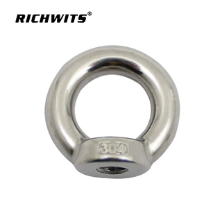 RICHWITS  不锈钢吊环螺母 DIN582 德标圆形螺母 吊母