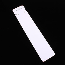 厂家直销 饰品包装卡片 项链包装长条卡板 白卡纸卡片 3.9*19cm