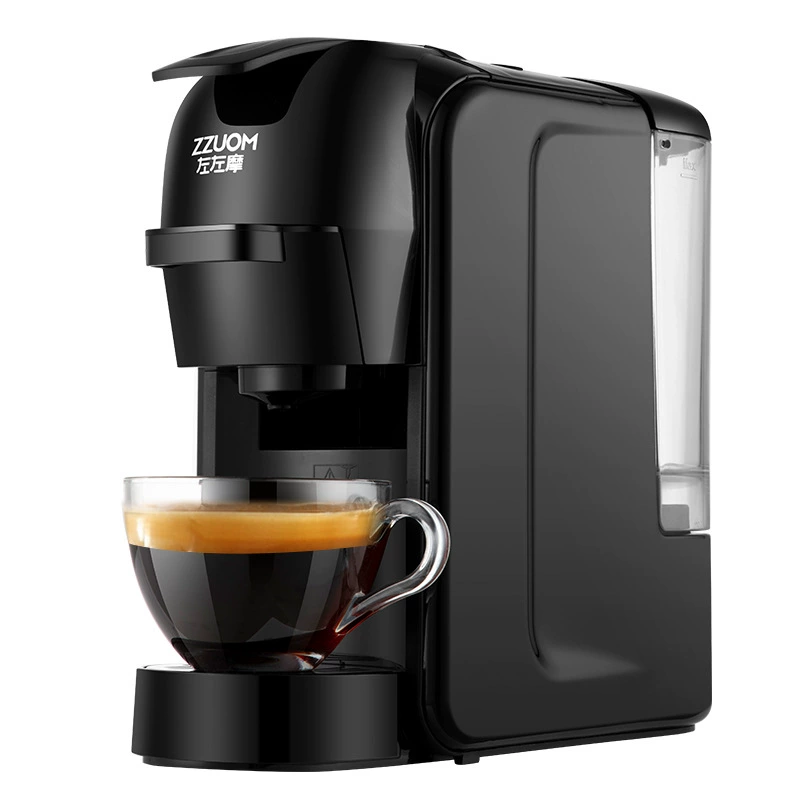 Automatic Capsule Coffee Machine, Commercial-Style, Compatible with NES/DG Capsules & Ground Coffee, EU Plug