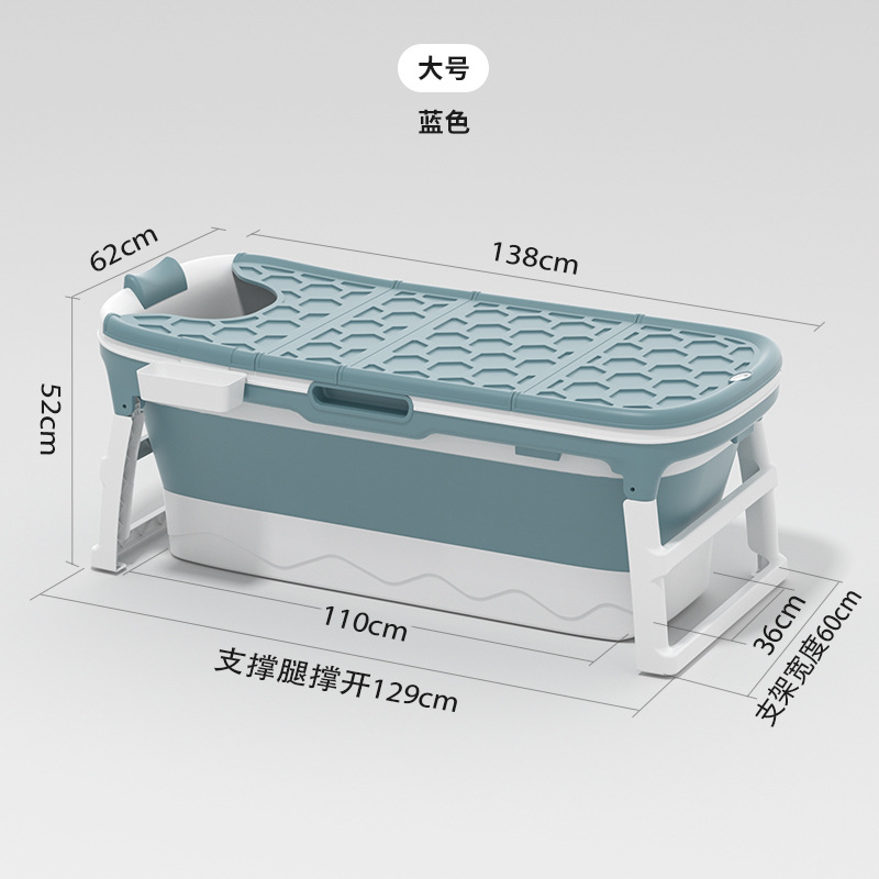Engrosado extra grande adulto Cubo de baño adulto plegable Cubo de baño niños Cubo de baño bañera del hogar
