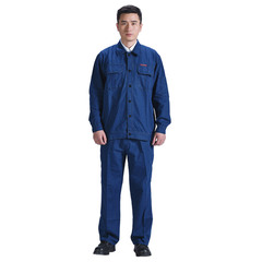 Wholesale summer work clothes thin denim men's long-sleeved car repair summer work clothes men's welding clothes