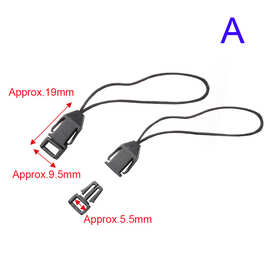 现货5.5mm-15.5mm带绳飞机扣 手机相机绳  塑料安全扣 箱包配件
