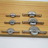 Подшипник толстый цельнометаллический, большое рифленое дуговое колесо, маленькое колесо с плоским дном, колесо из морского ушка, колесо для рыбной двери, нейлоновое колесо с V-образным дном