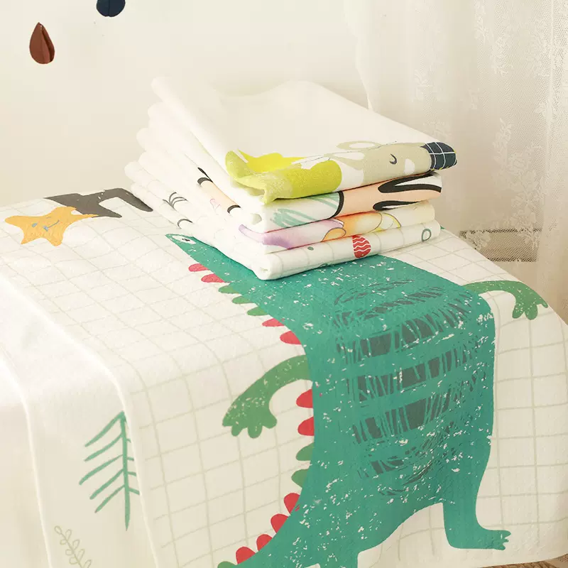 婴儿宝宝防水隔尿垫可洗独花数码印花防尿垫月经姨妈垫批发