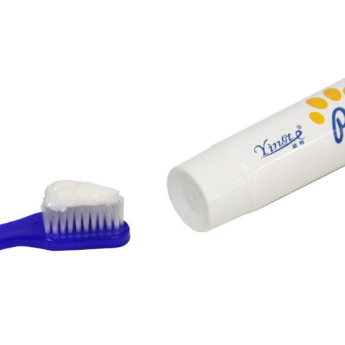 Cat toothbrush and toothpaste set for pets, dogs and cats, small dog bad breath removal and calculus cleaning supplies