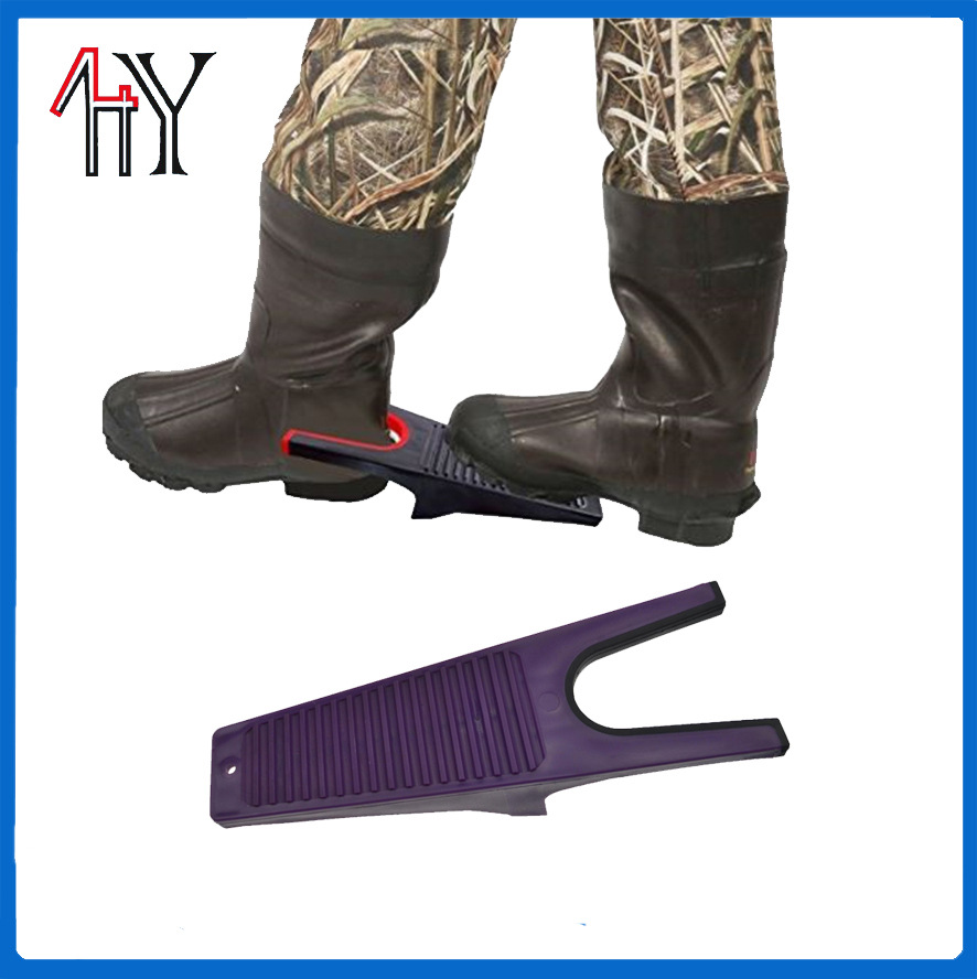 Retirador de zapatos, bolsa de goma blanda, retirador de zapatos, retirador de botas de moldeo por inyección de dos veces, fácil de quitar botas, cepillo de caballo sin dañar zapatos, caballo de caballo