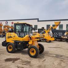 920小型装载机抓木机 四驱柴油装载机 家用农用轮式清粪便小铲车