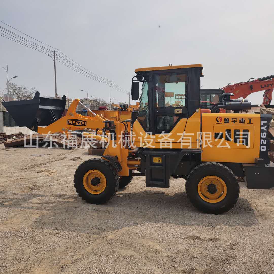 LY928多用途装载机  加高臂粮食斗装载机 垃圾废纸箱厂抓木机