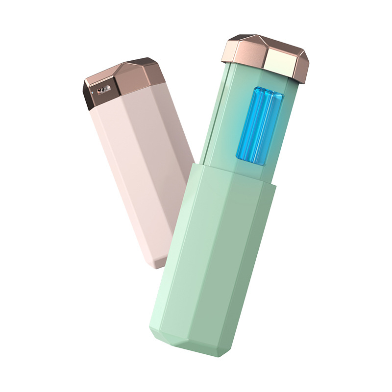 Lámpara germicida UV plegable portátil con forma de lápiz labial, desinfectante de ozono manual para hogar, con USB image 6