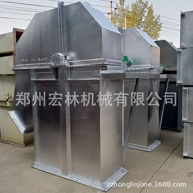 物料斗式提升机 粉料颗粒斗式提升机 钢丝绳芯防撕裂胶带提升机
