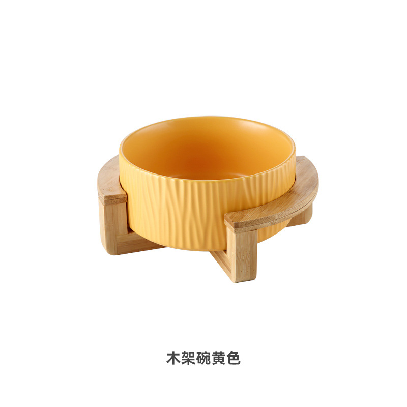 Nórdico creativo tazón de ensalada tazón de fideos instantáneos tazón de sopa tazón de postre de frutas vajilla de cerámica del hogar Pet Bowl gato tazón perro tazón